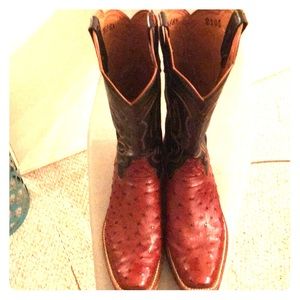 Rios Of Mercedes Full Quill Ostrich Boot.